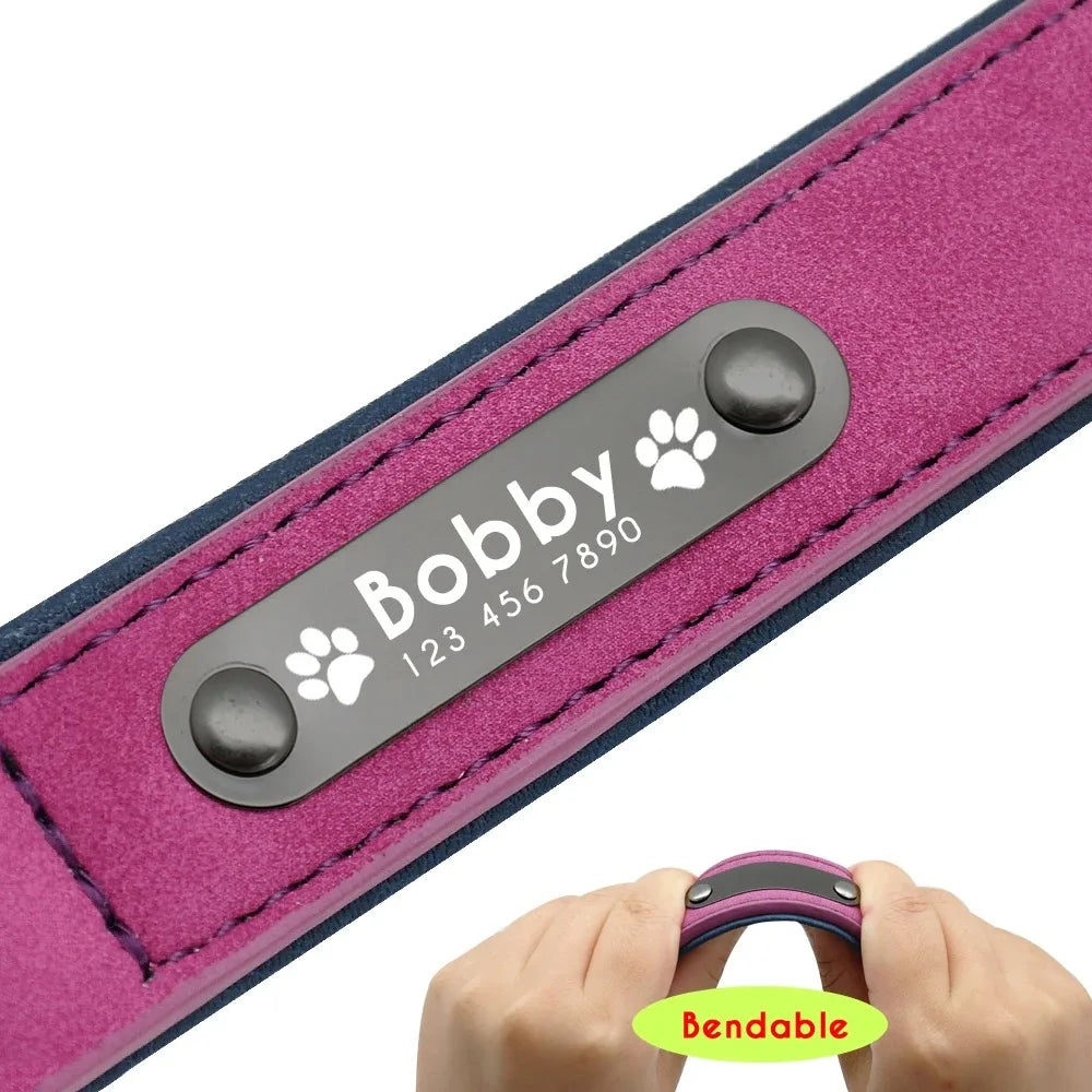 Collar Personalizado para Perros con Nombre y Teléfono 🐾